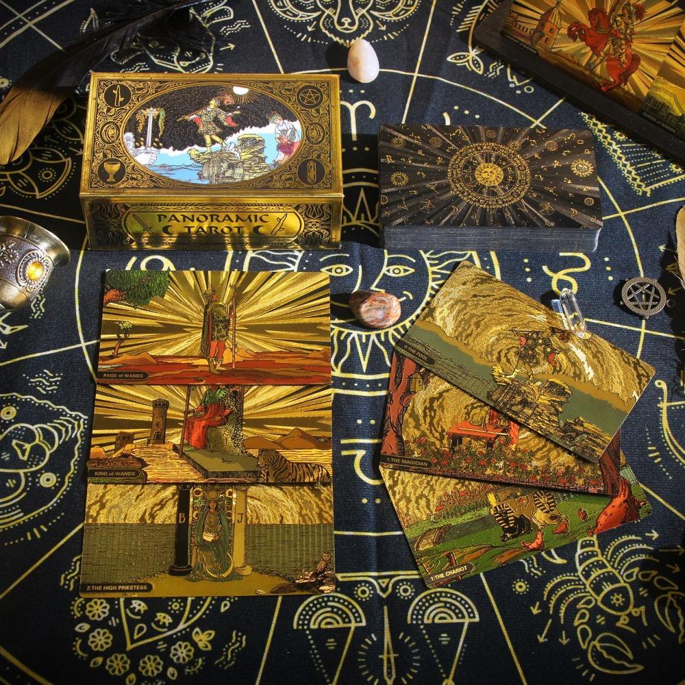 Tarot Cards Deck With Guidebook - Classic Panoramic Rider Waite 78 Pcs