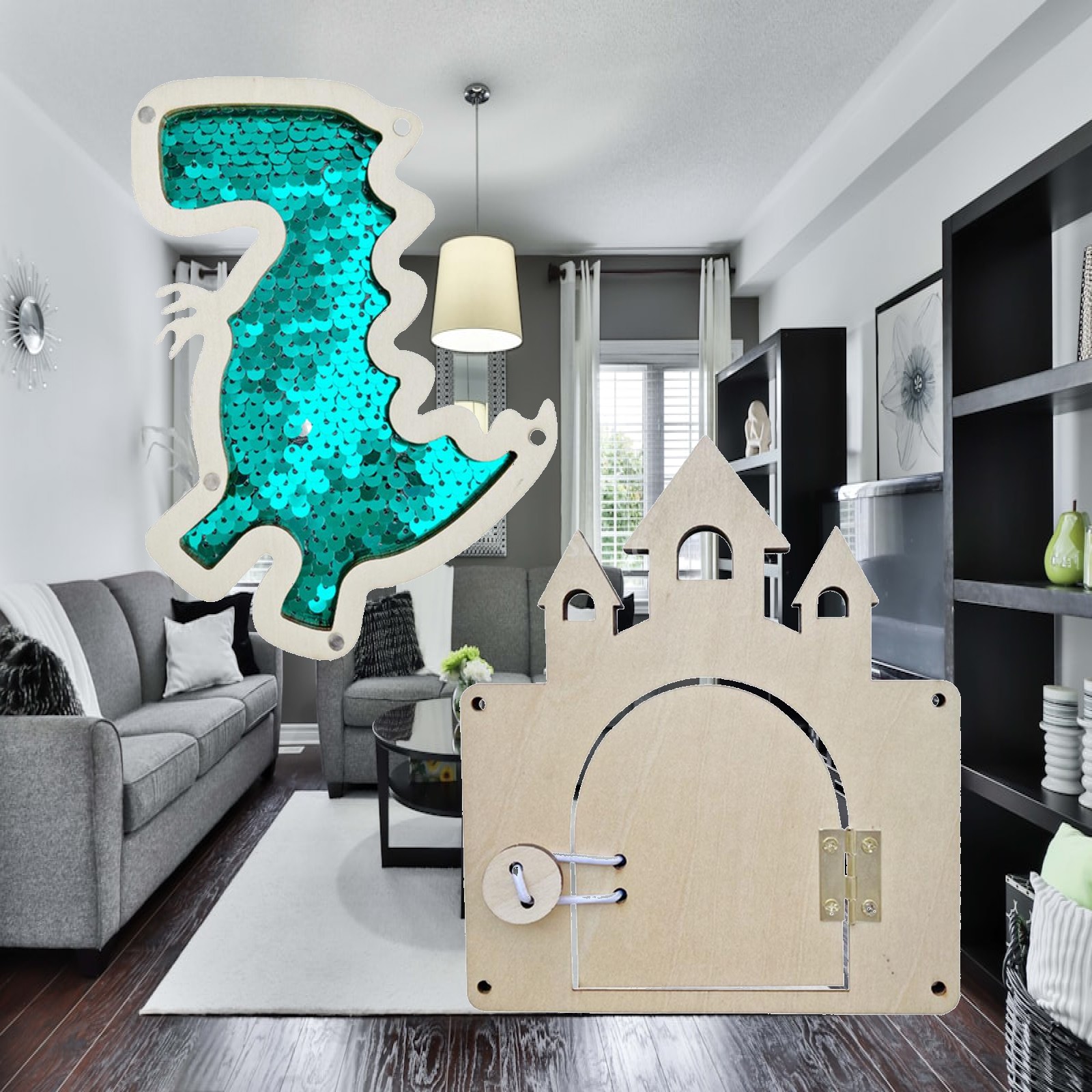 Wooden Busy Board DIY Parts Ca - đánh giá và giá Montessori Wooden Busy Board Toddler