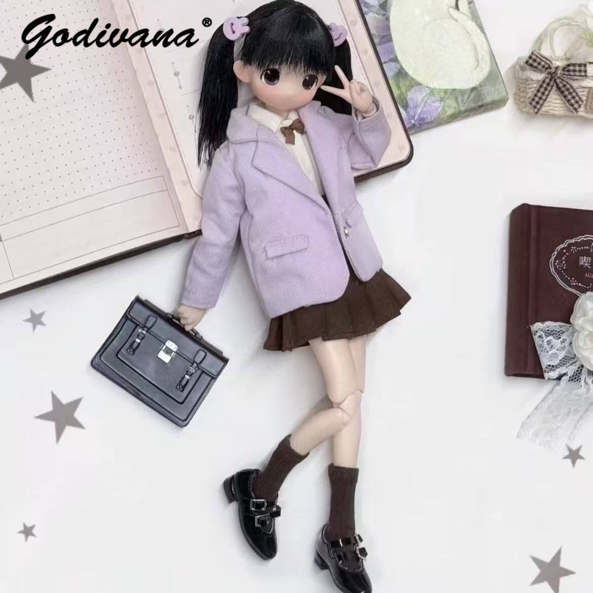 Blythe/OB22/24/azone Doll Clot - đánh giá và giá Bjd Doll 1 6 Full Set With Clothes