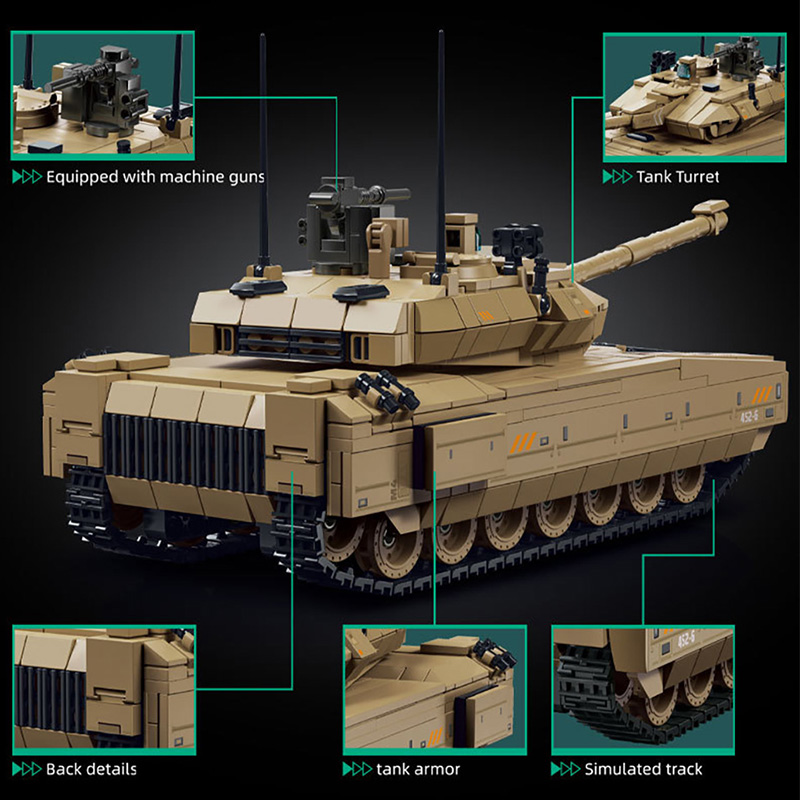 Military 924pcs Delta Force M1 - đánh giá và giá Lego Compatible Military Tank