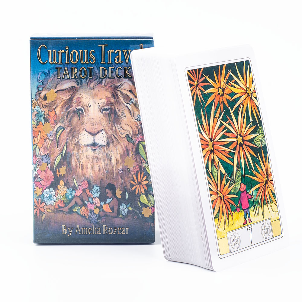 Curious Travels Tarot 10.3*6cm - đánh giá và giá Tarot Cards Deck With Guidebook