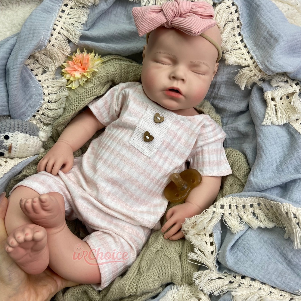 20Inch Chubby Weighted Girl Li - đánh giá và giá Reborn Baby Doll Silicone Realistic
