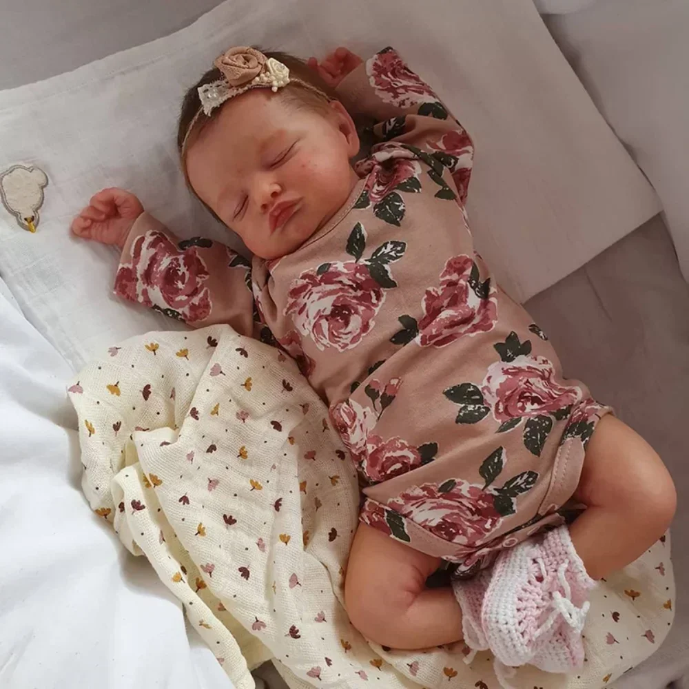 49CM Full Body Vinyl Silicone  - đánh giá và giá Reborn Baby Doll Silicone Realistic