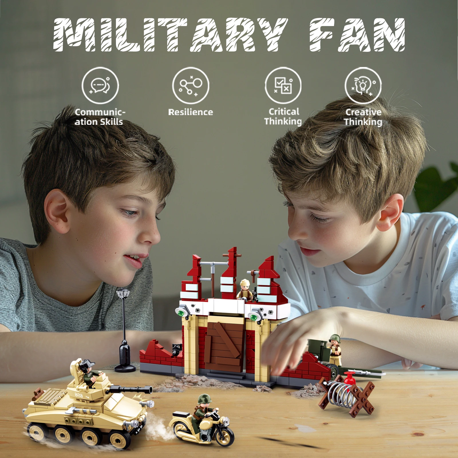 479PCS Military Tank Fortress  - đánh giá và giá Lego Compatible Military Tank
